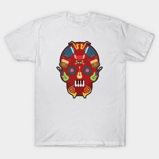 Music Sugar Skull T-Shirt